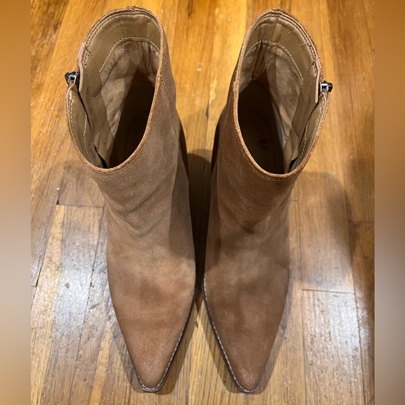 Sam Edelman Brown Suede Ankle Boots - Picture 7 of 13